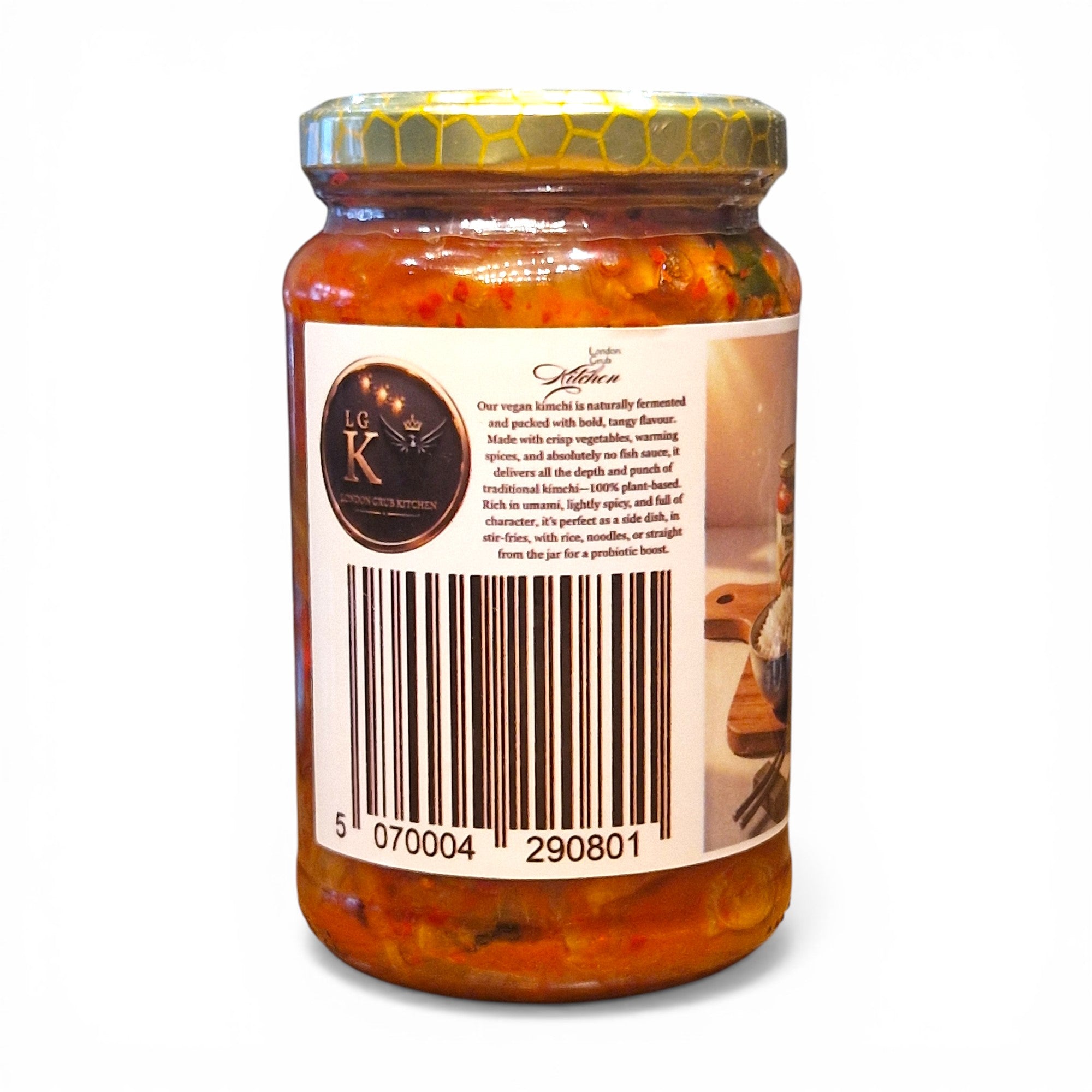 Vegan Kimchi 370ml | Authentic Korean Fermented Kimchi | Probiotic | UK Made
