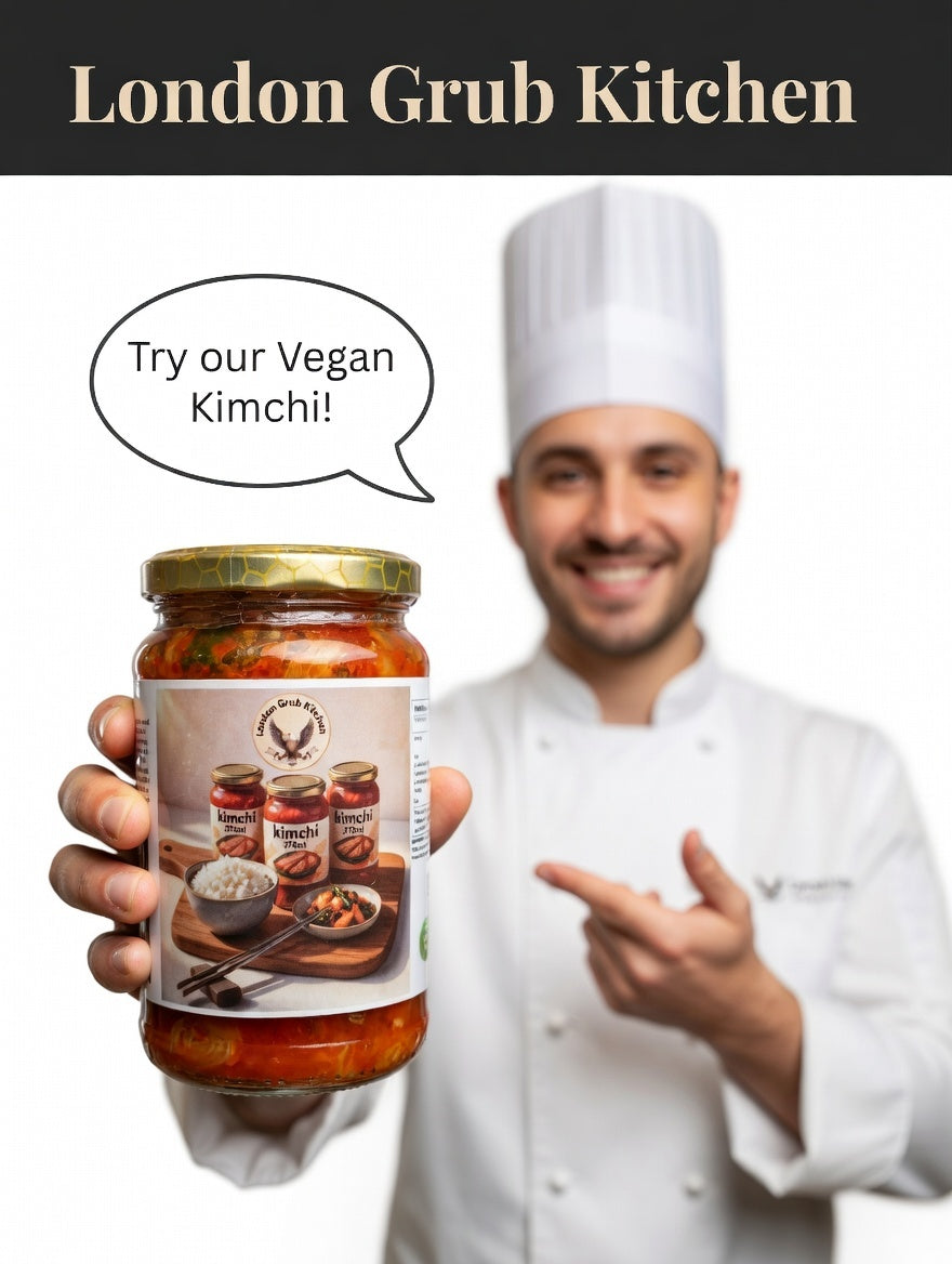 Vegan Kimchi 370ml | Authentic Korean Fermented Kimchi | Probiotic | UK Made