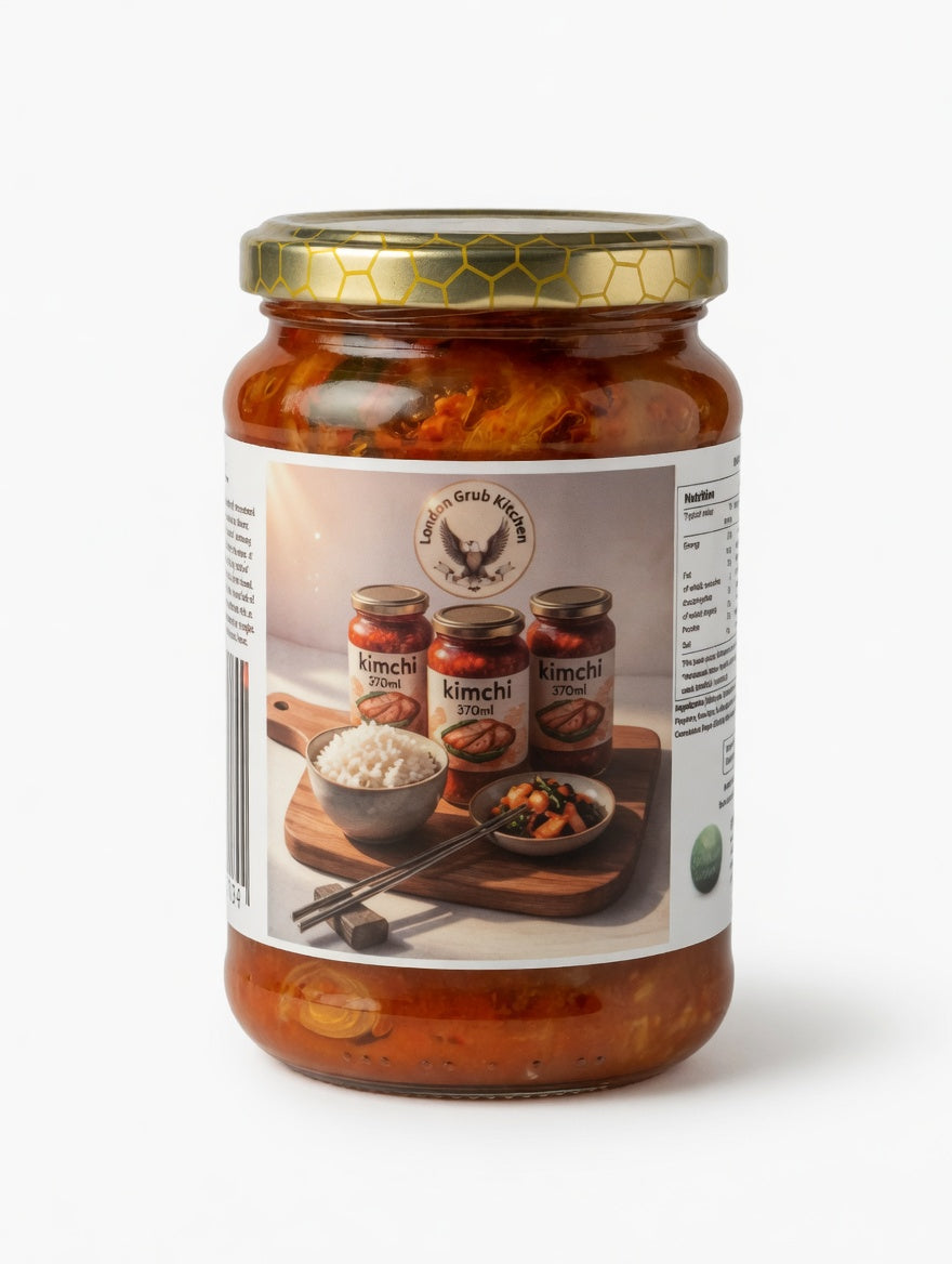 Vegan Kimchi 370ml | Authentic Korean Fermented Kimchi | Probiotic | UK Made